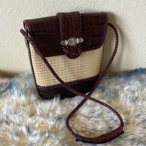 Boho Western Kaela Shoulder Bag Purse Bucket Bag Vegan Leather Grass Coastal